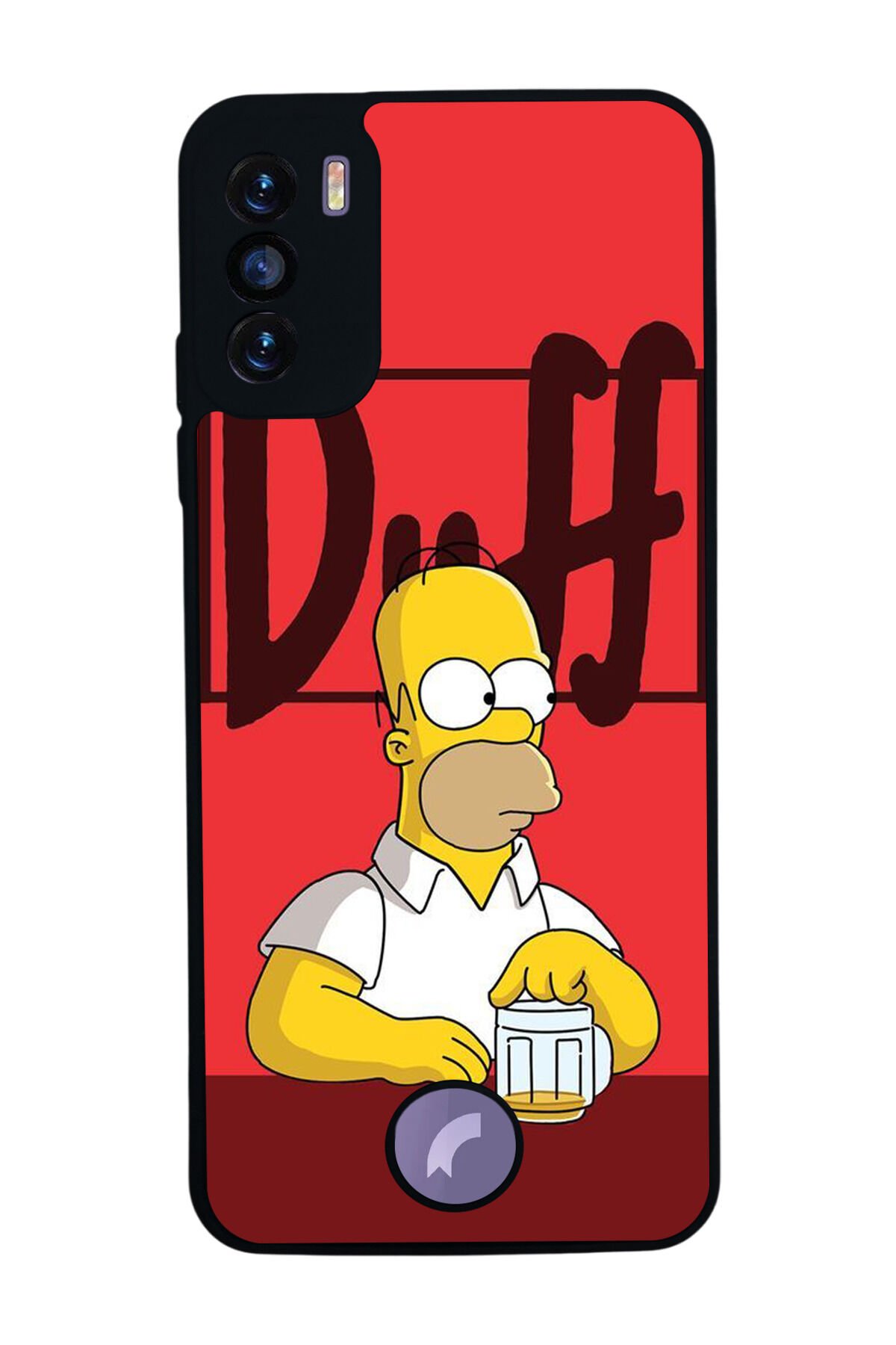 Reeder S19 Max Pro S Uyumlu The Simpsons Tasarımlı Glossy Premium Kılıf