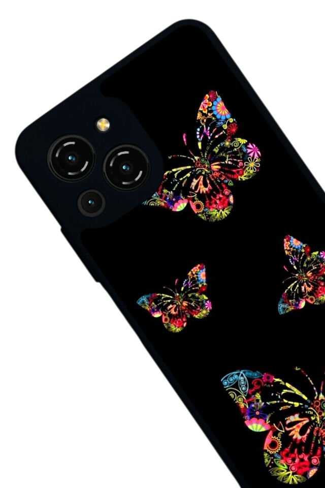 Reeder S23 Pro Max Uyumlu Kelebek Tasarımlı Glossy Premium Kılıf