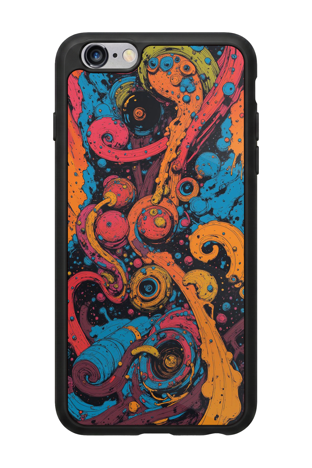 iPhone 6s Plus Uyumlu Abstract Tasarımlı Glossy Premium Kılıf