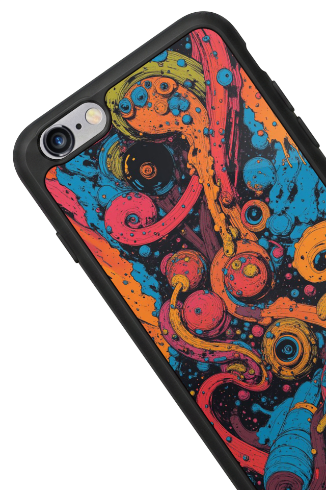 iPhone 6s Plus Uyumlu Abstract Tasarımlı Glossy Premium Kılıf