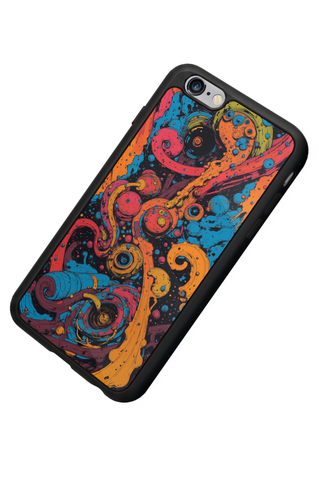 iPhone 6s Plus Uyumlu Abstract Tasarımlı Glossy Premium Kılıf