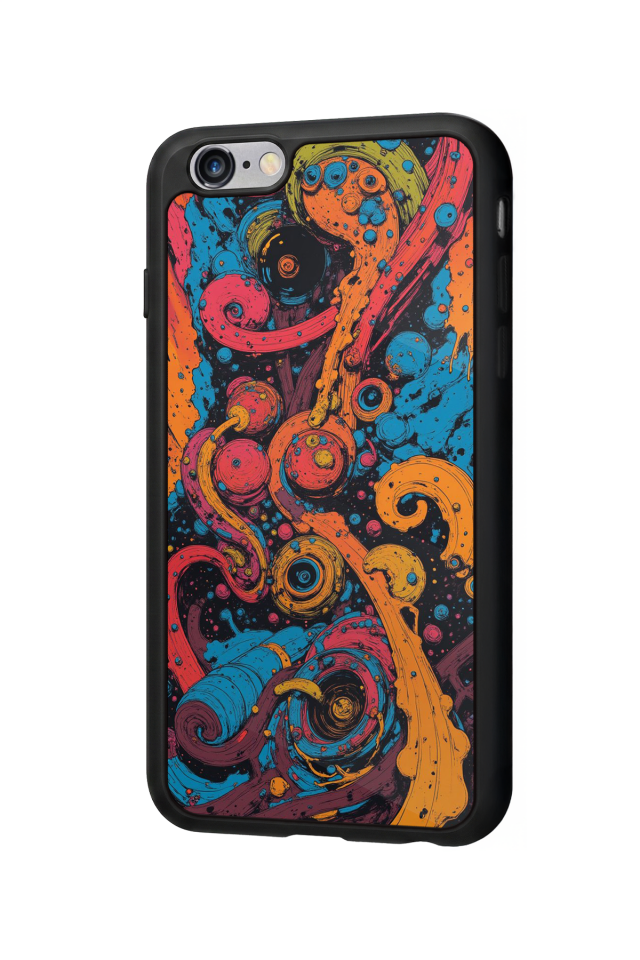 iPhone 6s Plus Uyumlu Abstract Tasarımlı Glossy Premium Kılıf