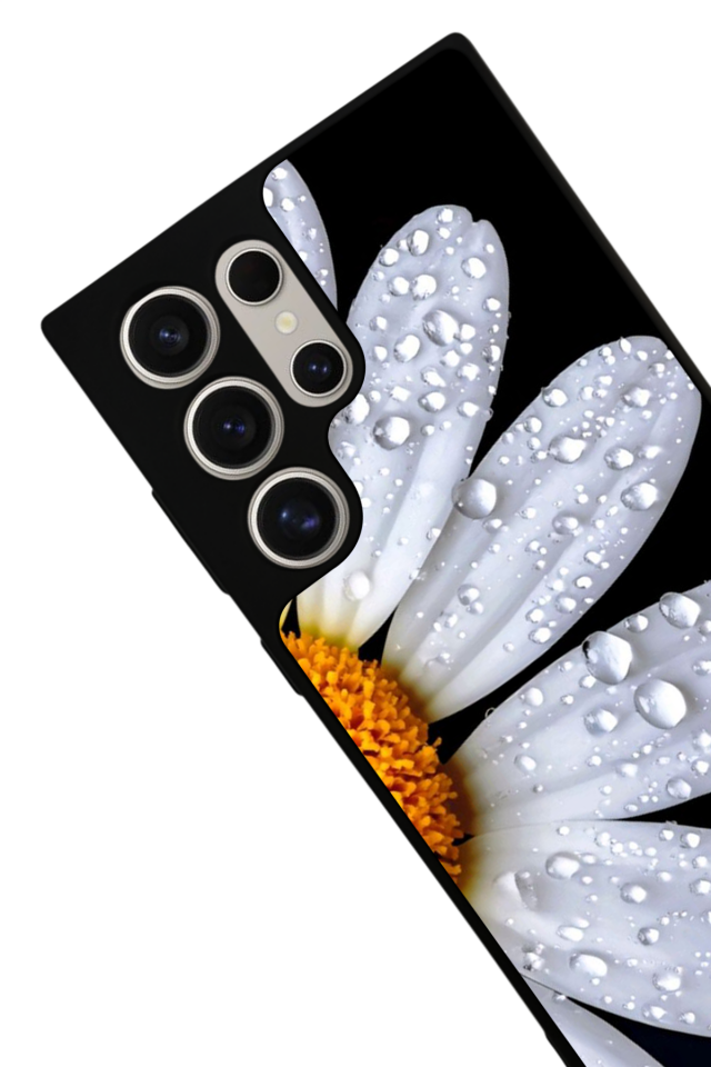 Samsung Galaxy S23 Ultra Uyumlu Cicek Tasarımlı Glossy Premium Kılıf
