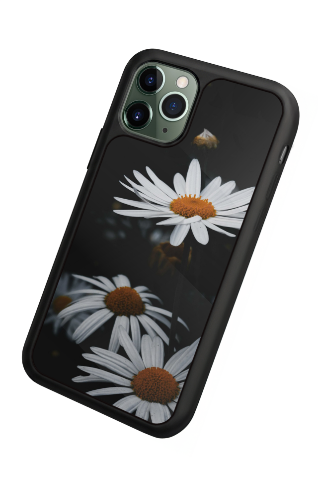 iPhone 11 Pro Uyumlu Cicek Tasarımlı Glossy Premium Kılıf