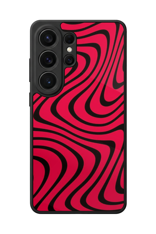 Samsung Galaxy S26 Ultra Uyumlu Çizgi Sanatı Tasarımlı Glossy Premium Kılıf