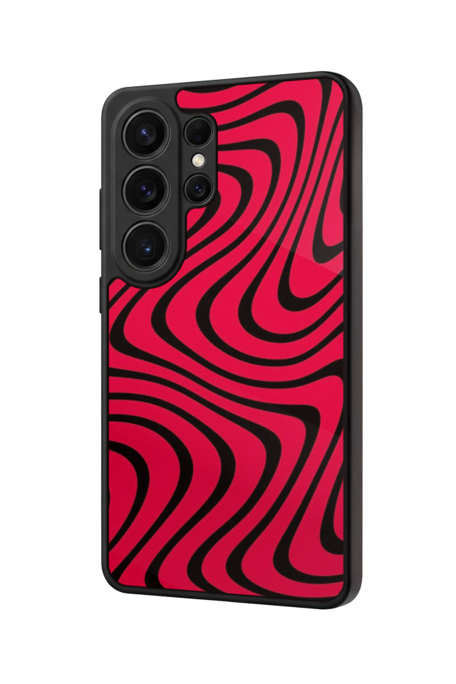 Samsung Galaxy S26 Ultra Uyumlu Çizgi Sanatı Tasarımlı Glossy Premium Kılıf