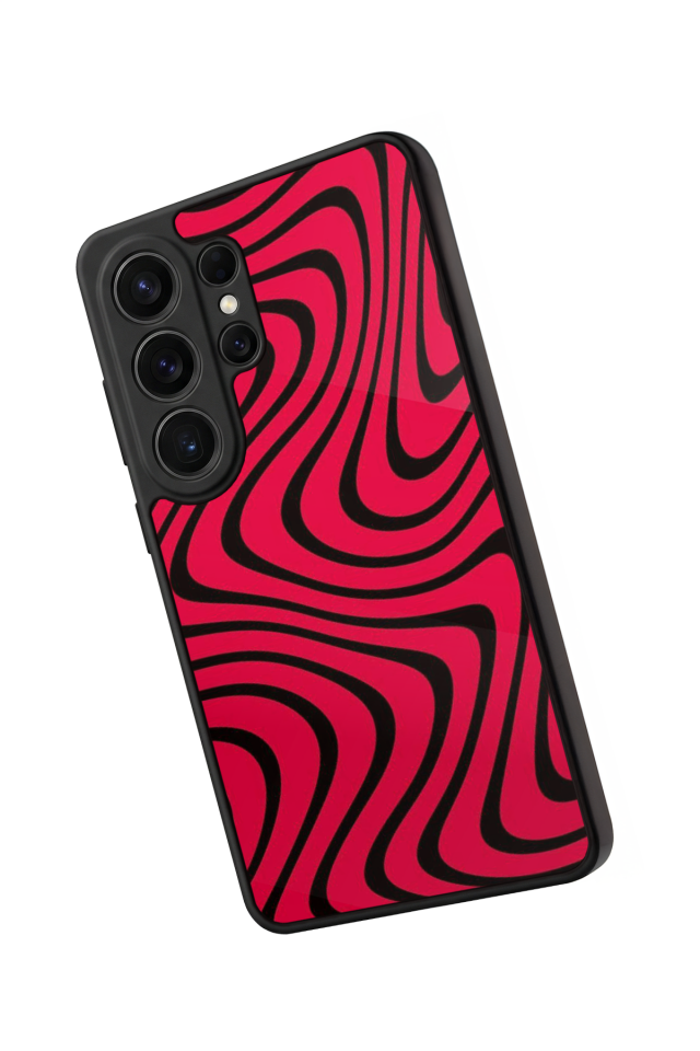 Samsung Galaxy S26 Ultra Uyumlu Çizgi Sanatı Tasarımlı Glossy Premium Kılıf