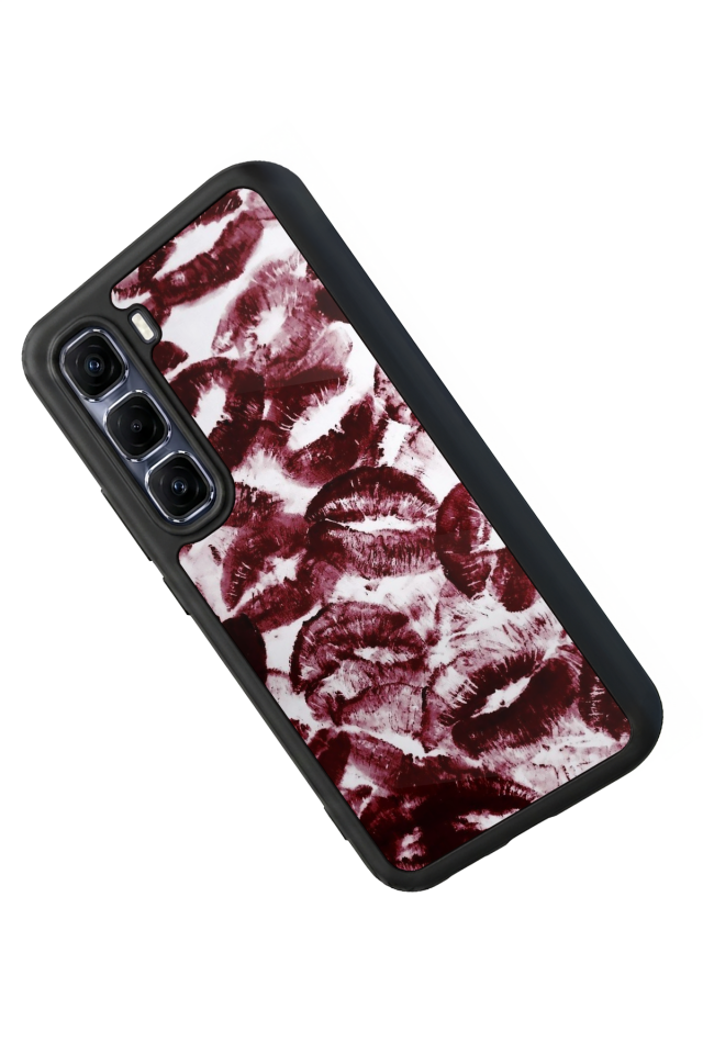 Infinix Hot 60 Pro Plus Uyumlu Dudak Tasarımlı Glossy Premium Kılıf