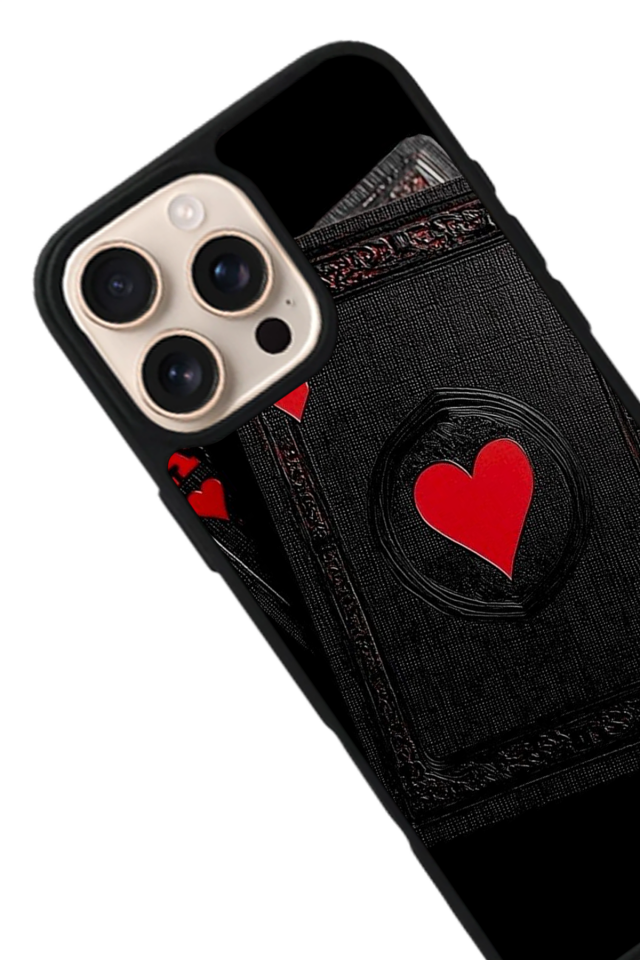 iPhone 16 Pro Max Uyumlu Kart Tasarımlı Glossy Premium Kılıf