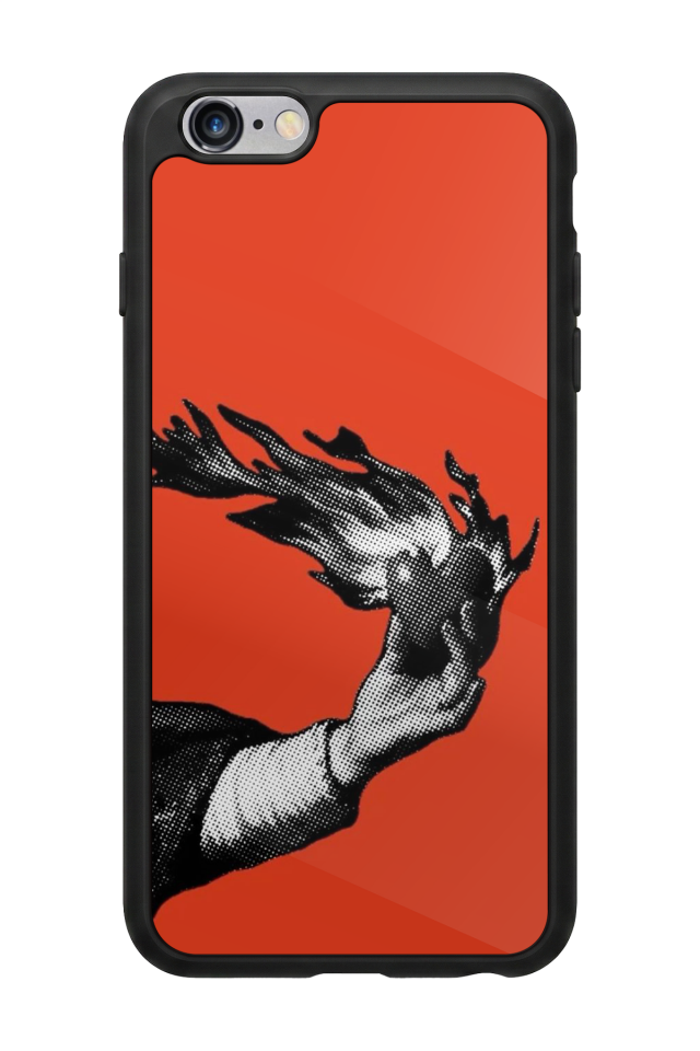 iPhone 6 Plus Uyumlu Kirmizi Tasarımlı Glossy Premium Kılıf