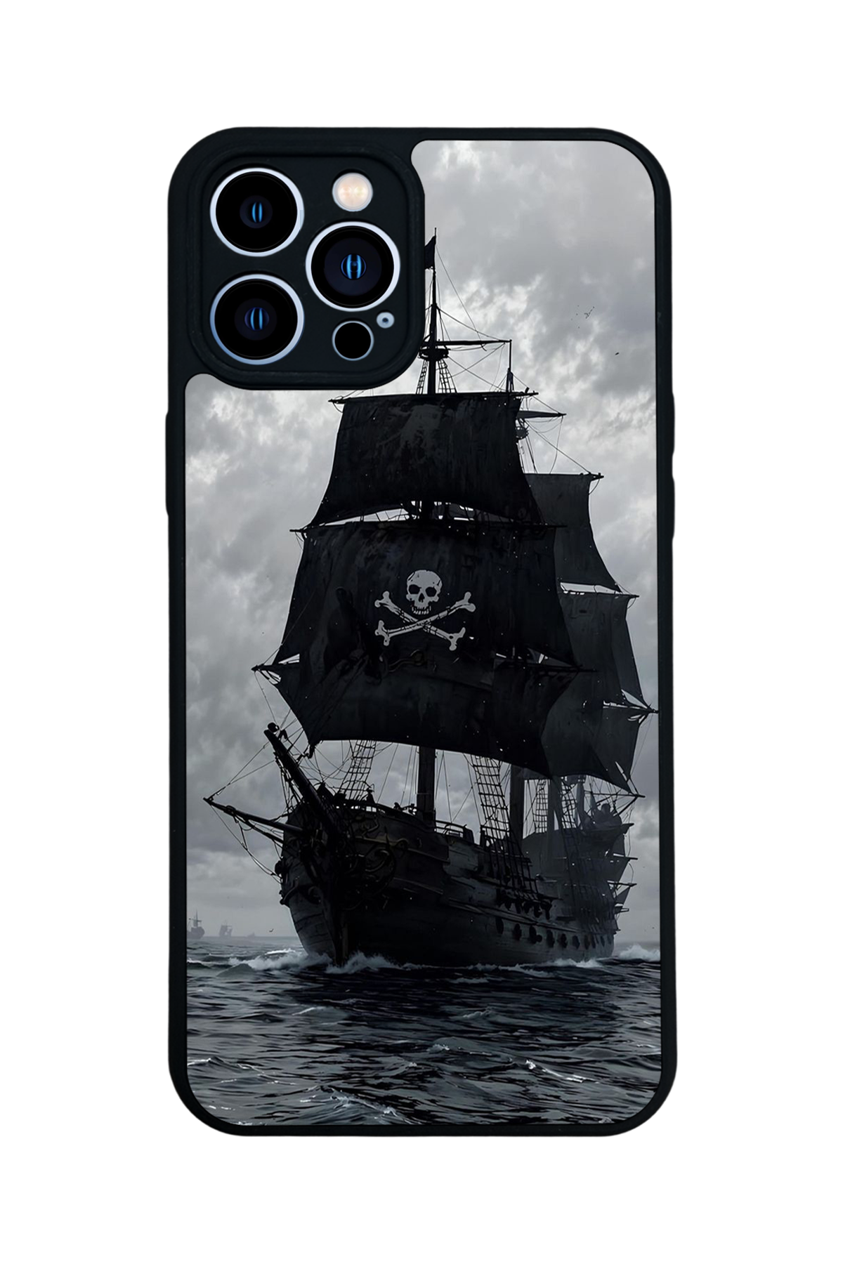 iPhone 13 Pro Max Uyumlu Korsan Tasarımlı Glossy Premium Kılıf