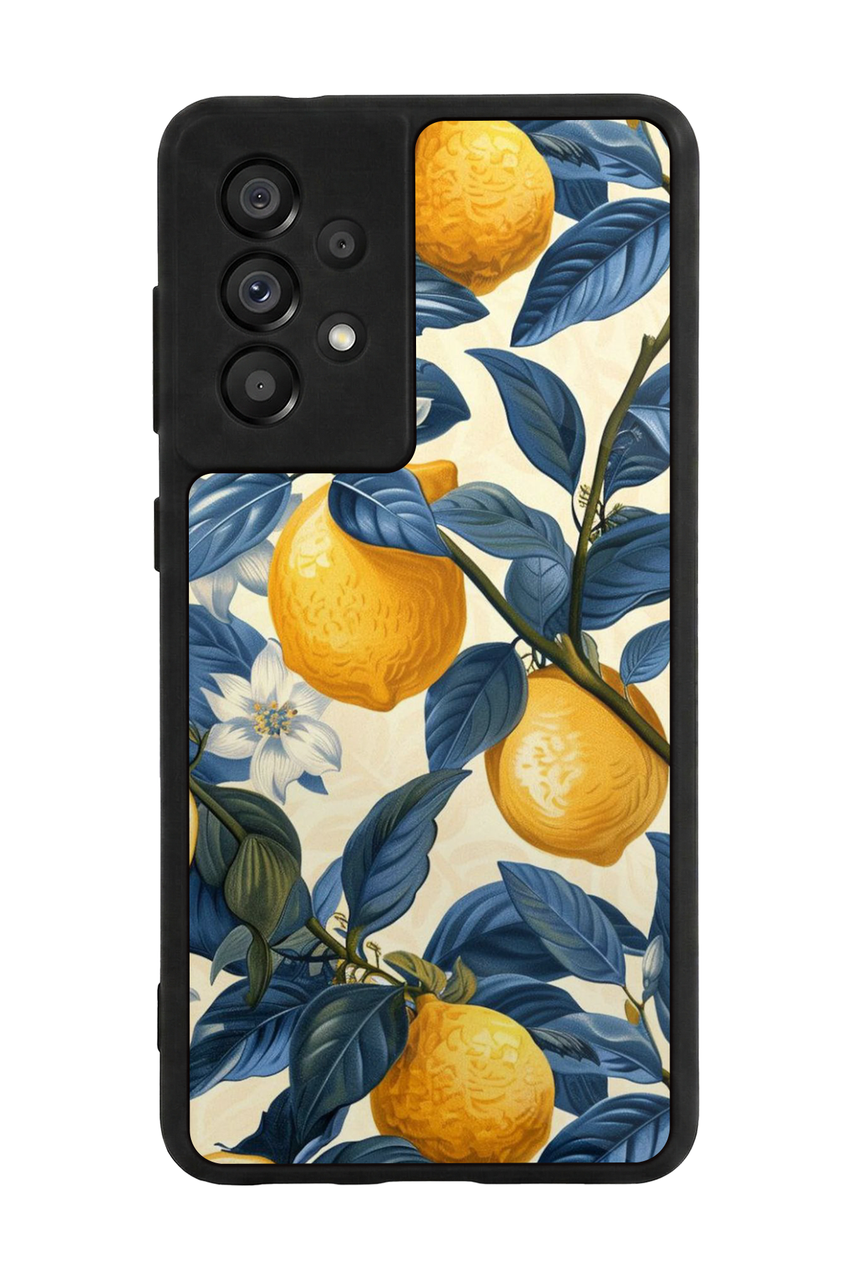 Samsung Galaxy A73 Uyumlu Limon Tasarımlı Glossy Premium Kılıf