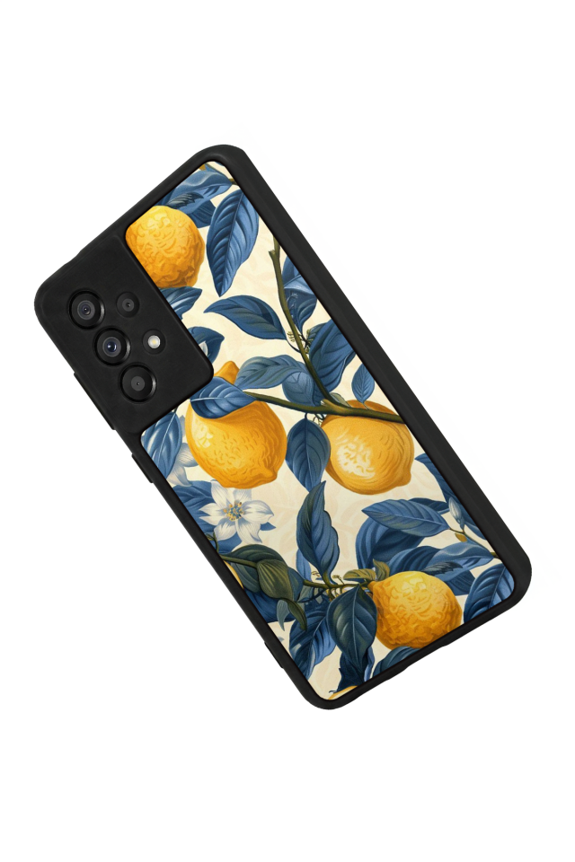 Samsung Galaxy A73 Uyumlu Limon Tasarımlı Glossy Premium Kılıf