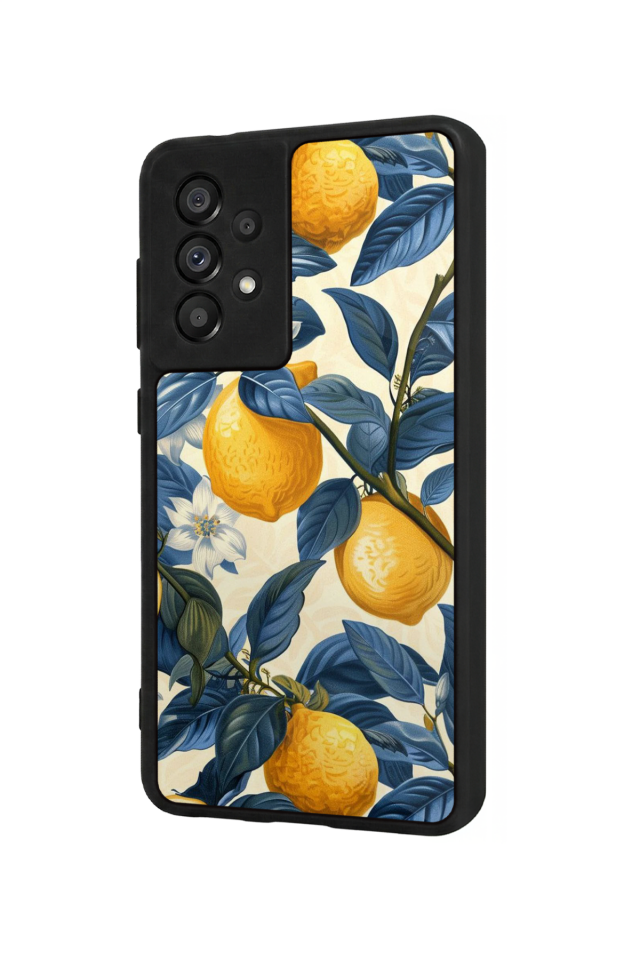 Samsung Galaxy A73 Uyumlu Limon Tasarımlı Glossy Premium Kılıf