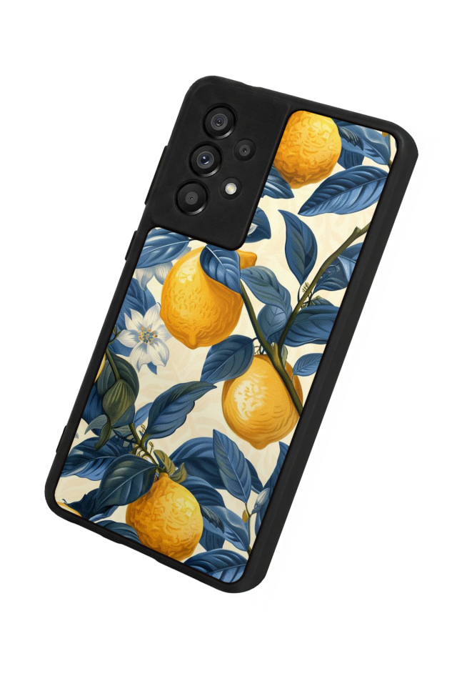 Samsung Galaxy A73 Uyumlu Limon Tasarımlı Glossy Premium Kılıf
