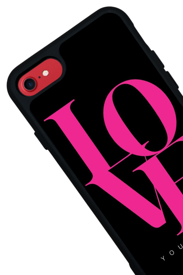 iPhone 8 Uyumlu Love Tasarımlı Glossy Premium Kılıf