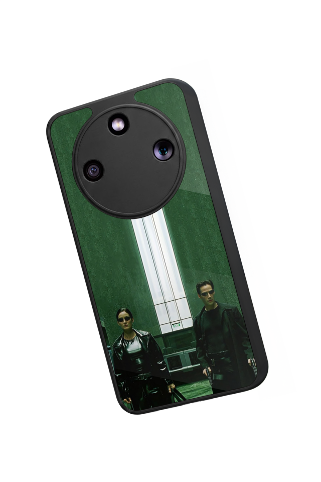 Honor Magic 8 Lite Uyumlu MatriHonor Magic 8 Lite Tasarımlı Glossy Premium Kılıf