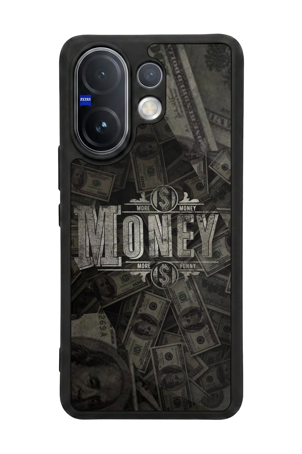 Vivo V60 Uyumlu Money Para Tasarımlı Glossy Premium Kılıf