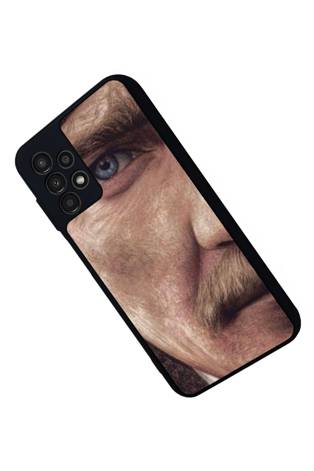 Samsung Galaxy A13 Uyumlu Mustafa Kemal Ataturk Tasarımlı Glossy Premium Kılıf