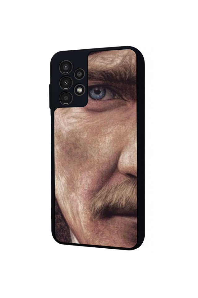 Samsung Galaxy A13 Uyumlu Mustafa Kemal Ataturk Tasarımlı Glossy Premium Kılıf