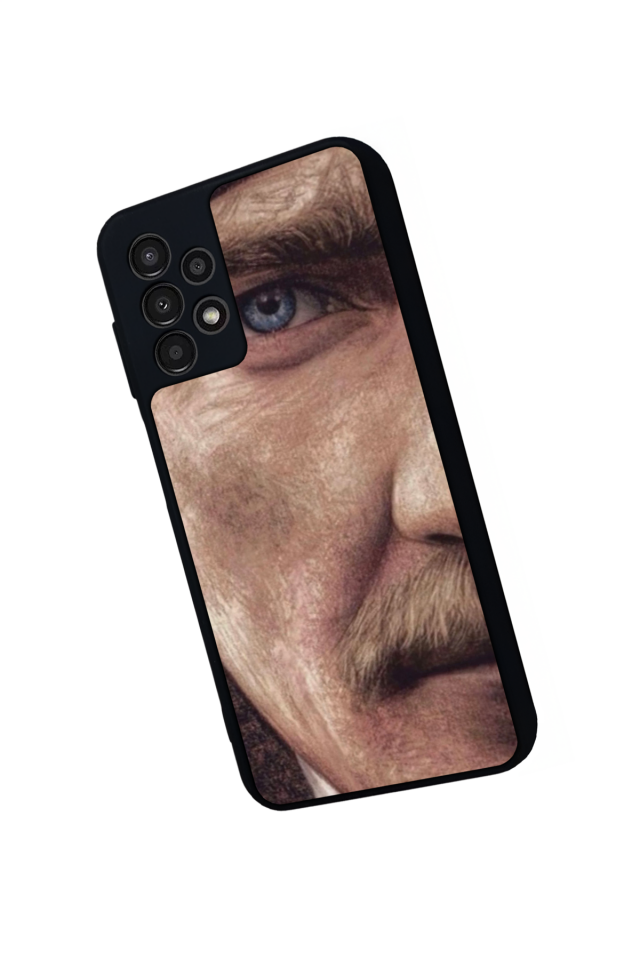 Samsung Galaxy A13 Uyumlu Mustafa Kemal Ataturk Tasarımlı Glossy Premium Kılıf