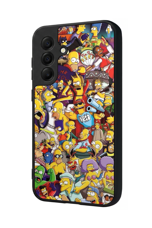 Samsung Galaxy A17 Uyumlu The Simpsons Tasarımlı Glossy Premium Kılıf