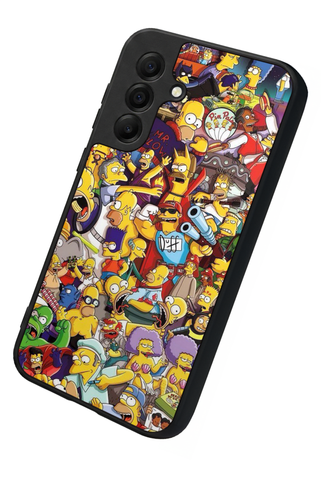 Samsung Galaxy A17 Uyumlu The Simpsons Tasarımlı Glossy Premium Kılıf