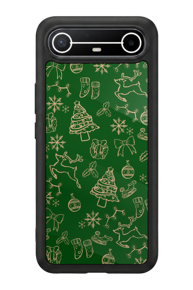 Tecno Spark Slim 5G Uyumlu Yilbasi Christmas Tasarımlı Glossy Premium Kılıf