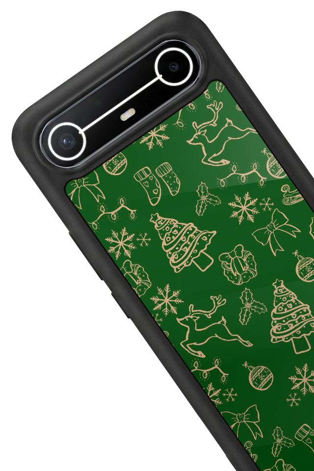 Tecno Spark Slim 5G Uyumlu Yilbasi Christmas Tasarımlı Glossy Premium Kılıf