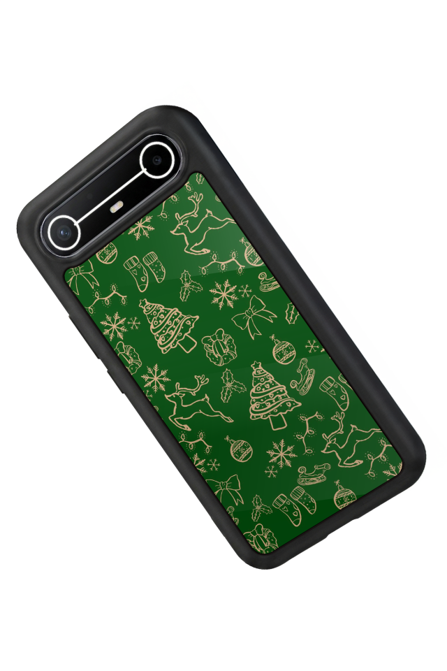 Tecno Spark Slim 5G Uyumlu Yilbasi Christmas Tasarımlı Glossy Premium Kılıf
