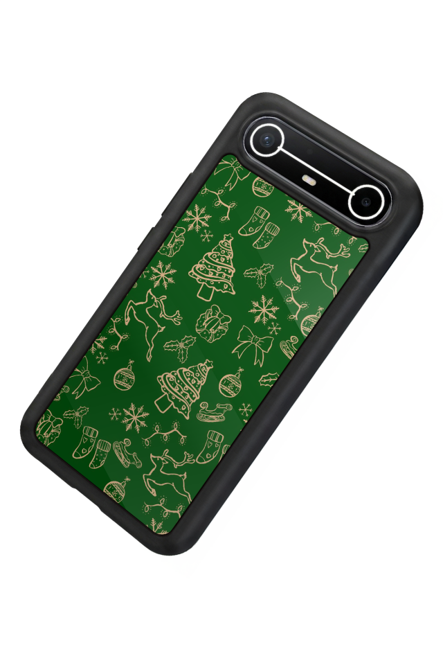 Tecno Spark Slim 5G Uyumlu Yilbasi Christmas Tasarımlı Glossy Premium Kılıf