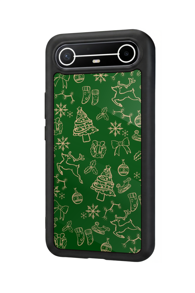 Tecno Spark Slim 5G Uyumlu Yilbasi Christmas Tasarımlı Glossy Premium Kılıf