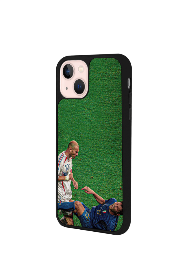 iPhone 15 Uyumlu Zidane Tasarımlı Glossy Premium Kılıf
