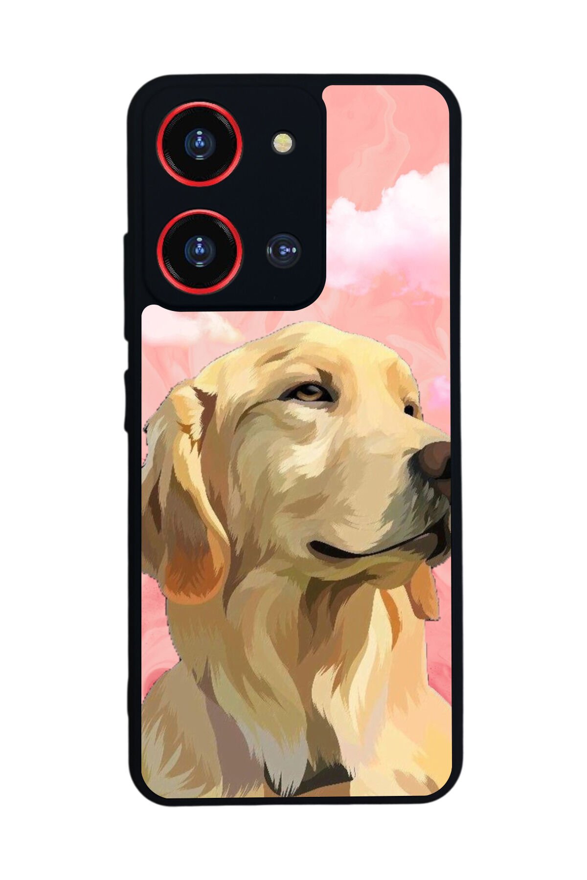 Reeder S19 Max Pro S 108MP Uyumlu Golden Kopek Tasarımlı Glossy Premium Kılıf