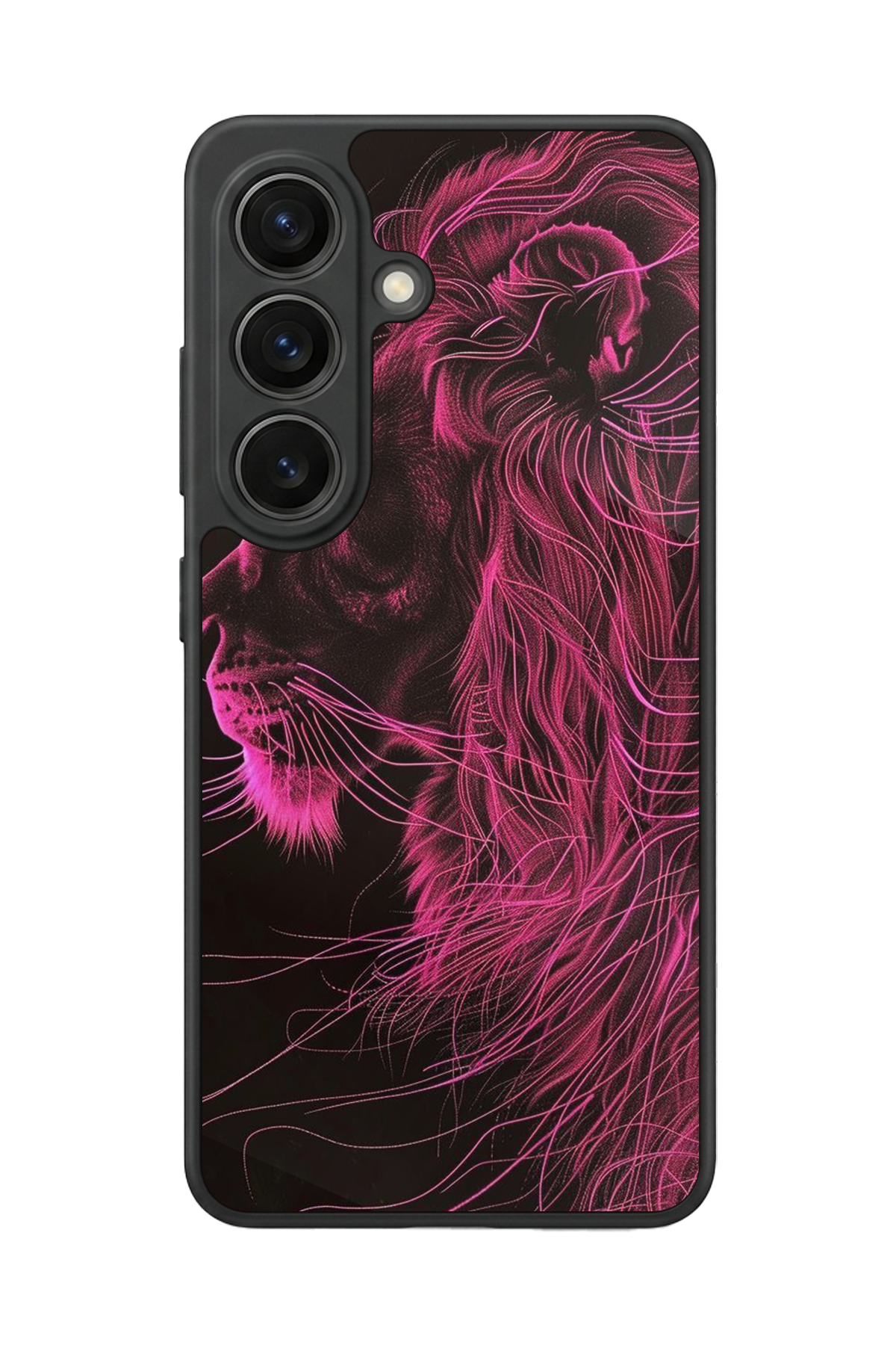 Samsung Galaxy S26 Uyumlu Aslan Tasarımlı Glossy Premium Kılıf