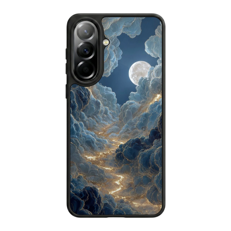 Samsung Galaxy A57 Uyumlu Ay Tasarımlı Glossy Premium Kılıf