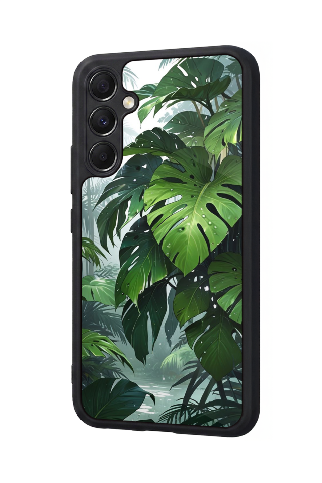 Samsung Galaxy M34 Uyumlu Botanik Tasarımlı Glossy Premium Kılıf