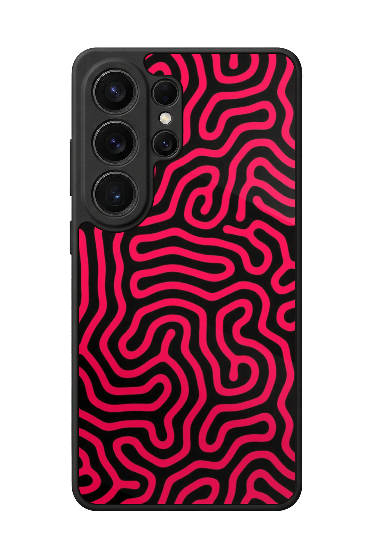 Samsung Galaxy S26 Ultra Uyumlu Çizgi Sanatı Tasarımlı Glossy Premium Kılıf