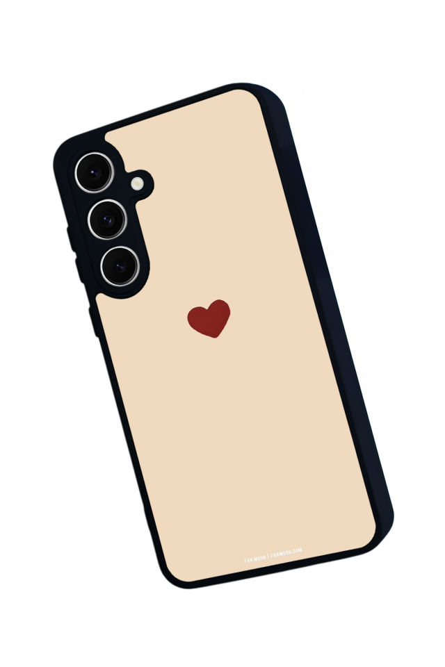 Samsung Galaxy S24 FE Uyumlu Kalp Love Tasarımlı Glossy Premium Kılıf
