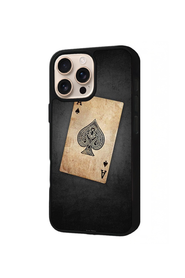 iPhone 16 Pro Max Uyumlu Kart Tasarımlı Glossy Premium Kılıf
