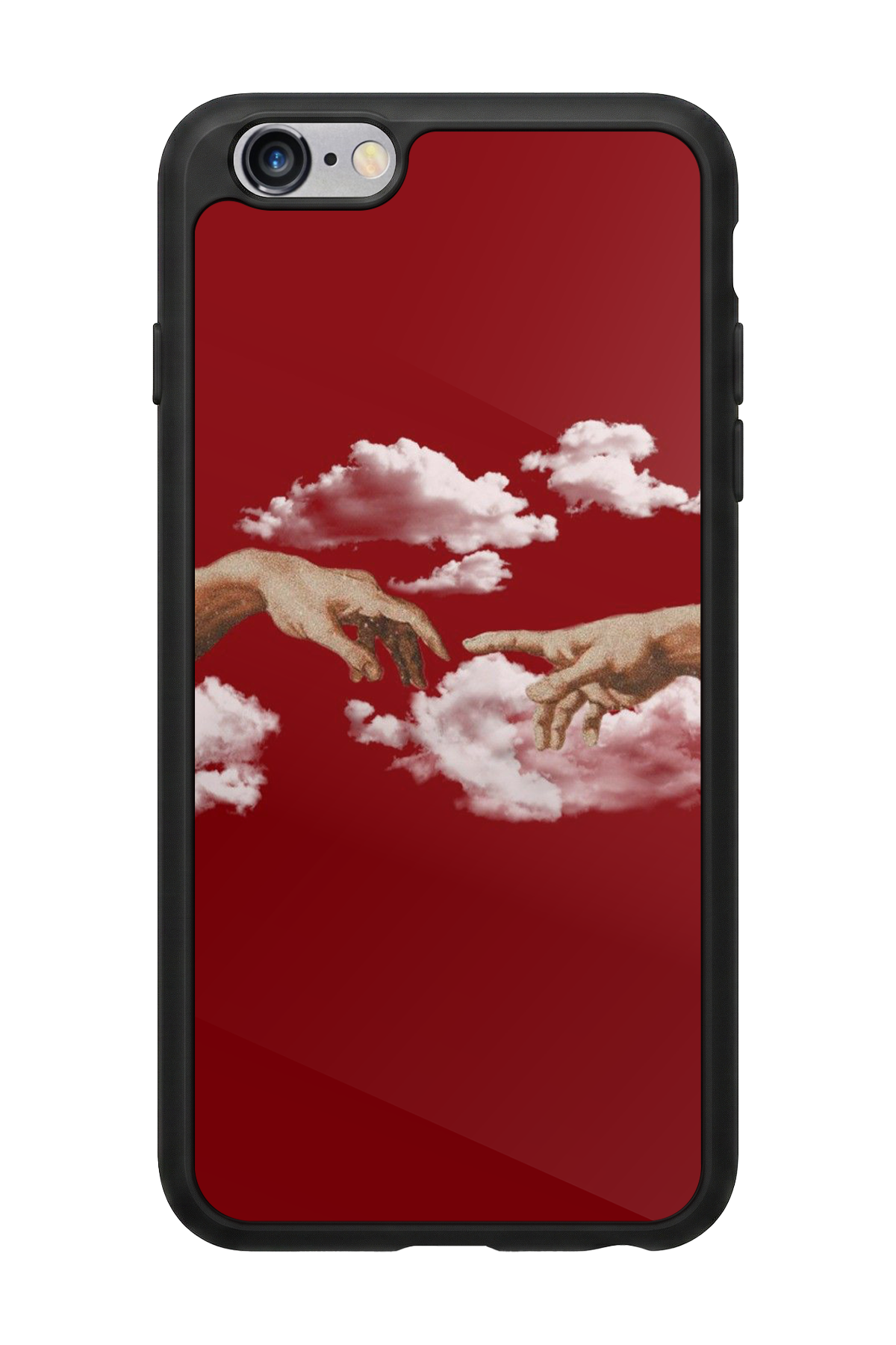 iPhone 6 Plus Uyumlu Kirmizi Tasarımlı Glossy Premium Kılıf