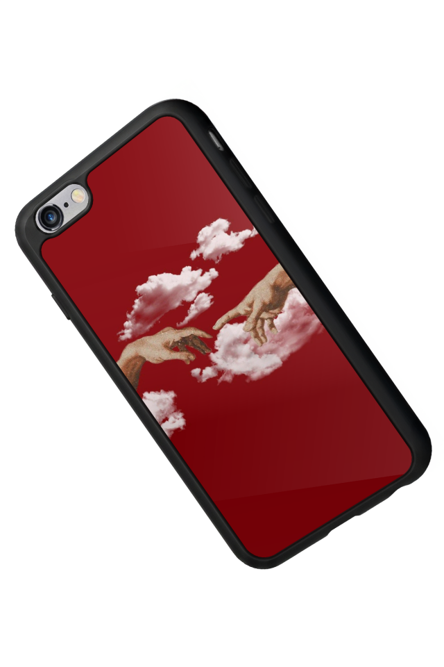iPhone 6 Plus Uyumlu Kirmizi Tasarımlı Glossy Premium Kılıf