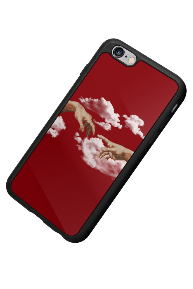 iPhone 6 Plus Uyumlu Kirmizi Tasarımlı Glossy Premium Kılıf