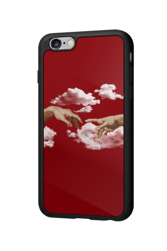 iPhone 6 Plus Uyumlu Kirmizi Tasarımlı Glossy Premium Kılıf