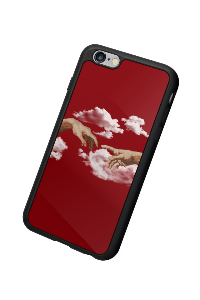 iPhone 6 Plus Uyumlu Kirmizi Tasarımlı Glossy Premium Kılıf