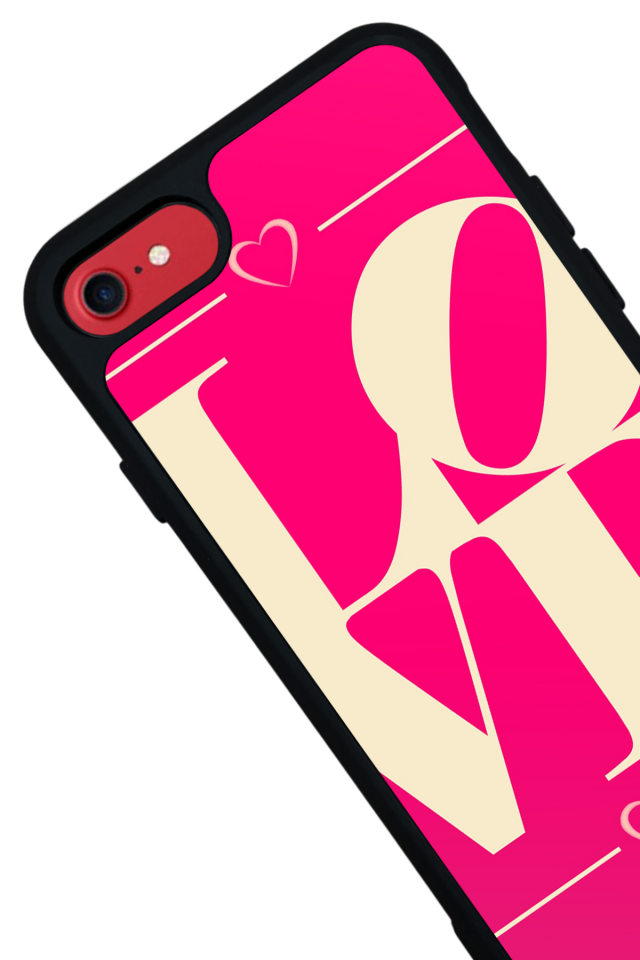 iPhone 8 Uyumlu Love Tasarımlı Glossy Premium Kılıf