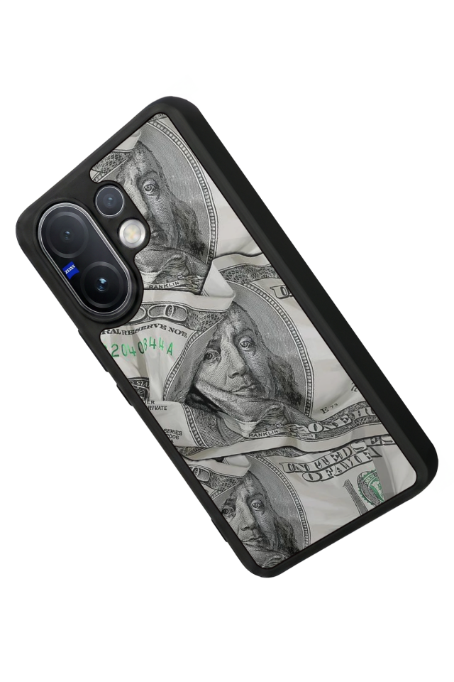Vivo V60 Uyumlu Money Para Tasarımlı Glossy Premium Kılıf