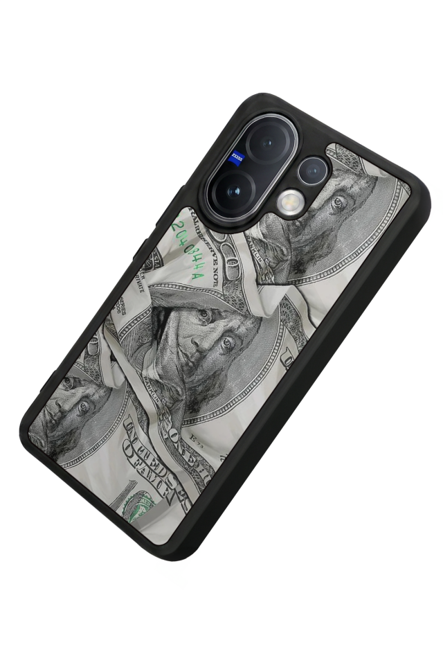 Vivo V60 Uyumlu Money Para Tasarımlı Glossy Premium Kılıf