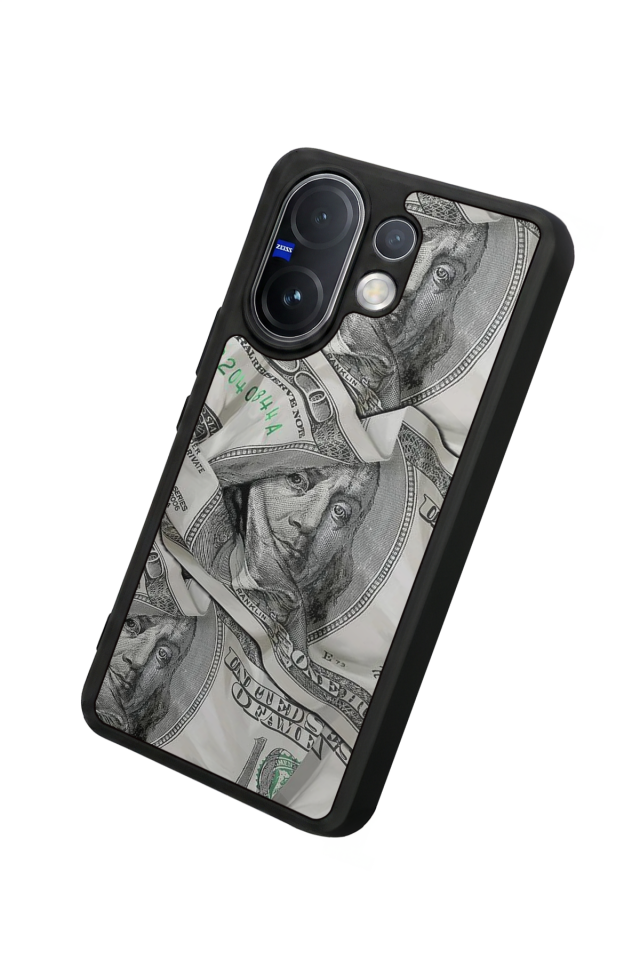 Vivo V60 Uyumlu Money Para Tasarımlı Glossy Premium Kılıf