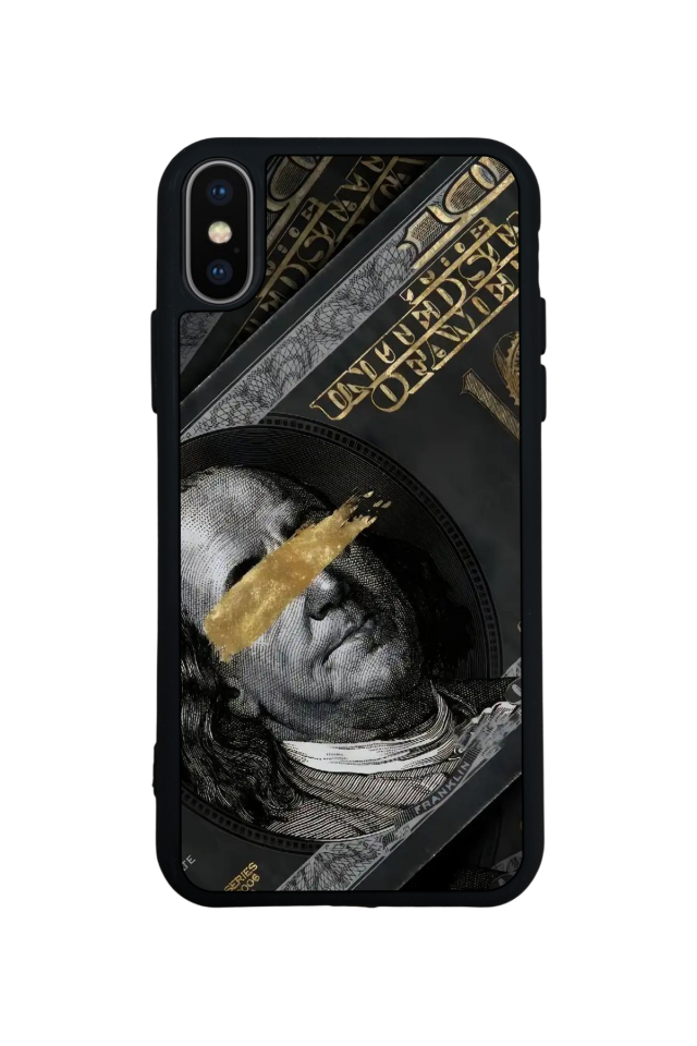 iPhone X/ XS Uyumlu Para Tasarımlı Glossy Premium Kılıf